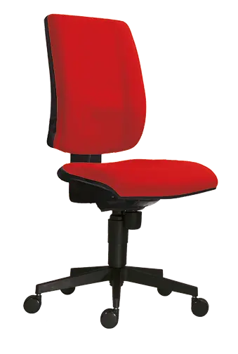 777 ASYN křeslo kancelářské, koženka SK 7 - koženka červená